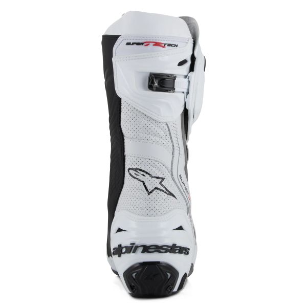 Alpinestars Supertech R Vented Blanco Gris Medio Negro