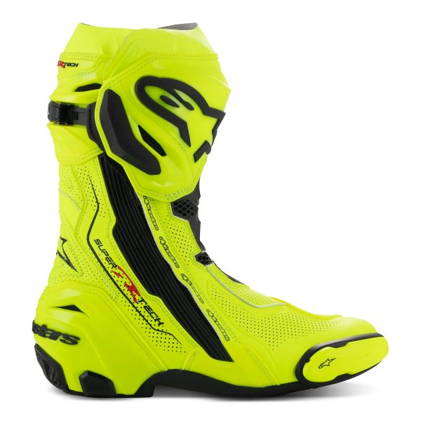 Alpinestars Supertech R Vented Amarillo Fluo Negro