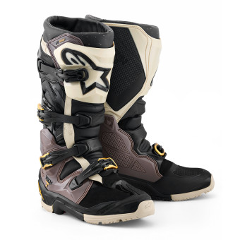 Botas Moto  Alpinestars Tech 7 Enduro Drystar Black Dark Gray Gold