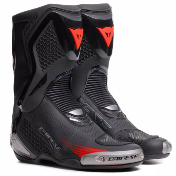 Botas Moto  Dainese Torque 4 Air Negro Rojo Lava