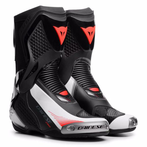 Botas Moto  Dainese Torque 4 Woman Black White Red Fluo