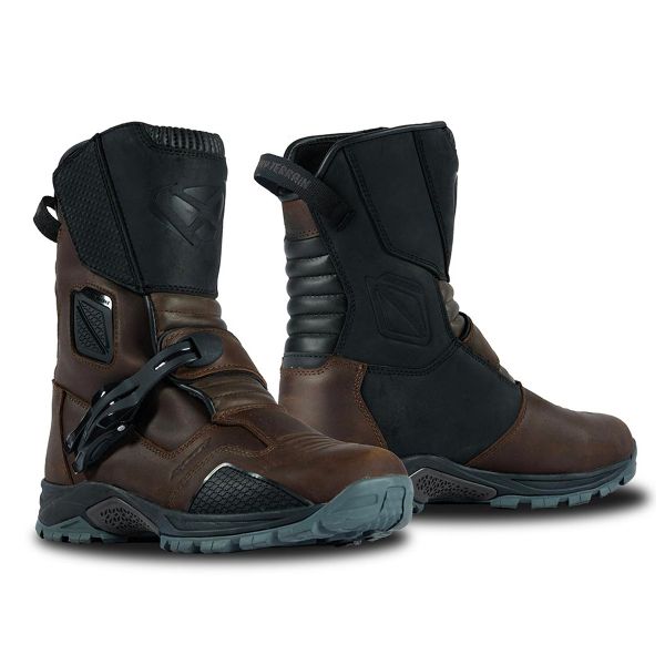 Botas Moto  Ixon Klay WP Brown Black