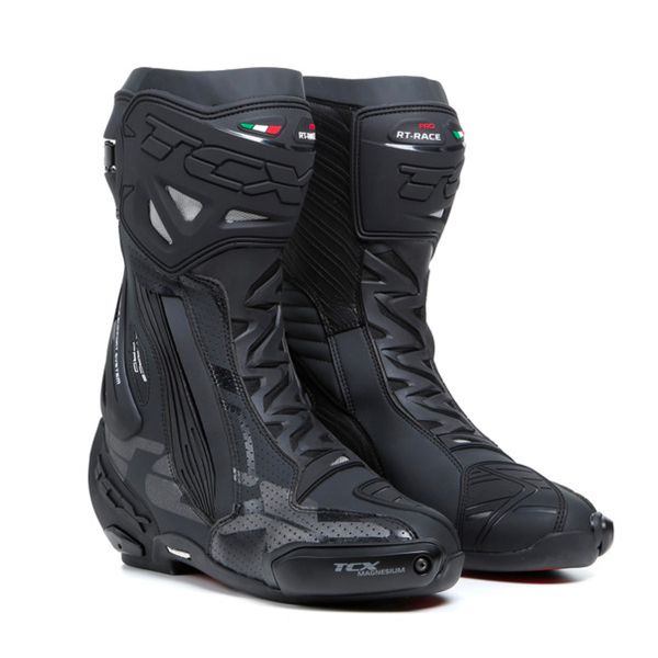Botas Moto  TCX RT-Race Pro Air Black Reflex Botas Moto  TCX RT-Race Pro Air Black Reflex
