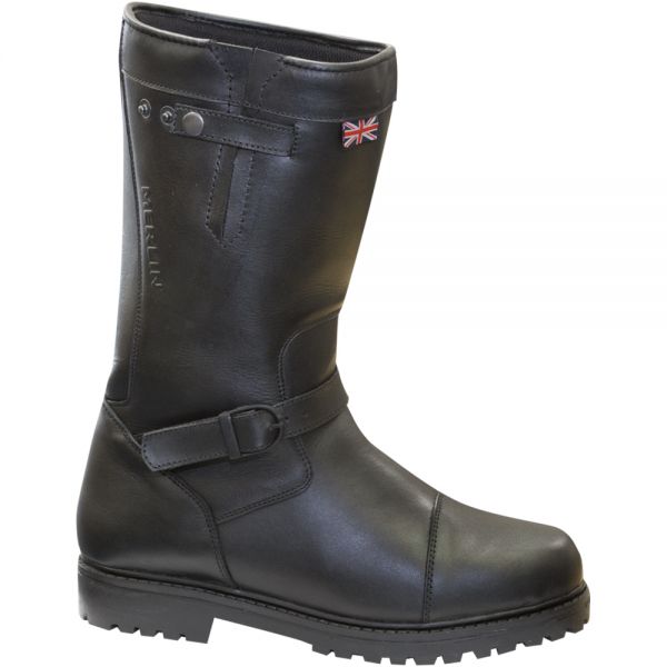 Botas Moto  Merlin Keele Black Boots Botas Moto  Merlin Keele Black Boots