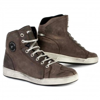 Deportivas Moto Stylmartin Marshall Taupe Vintage