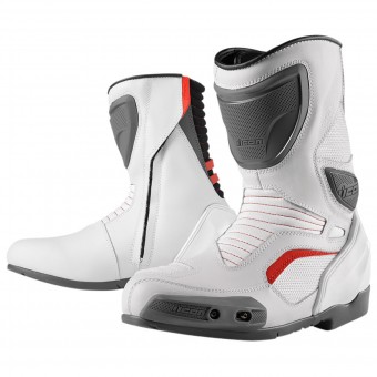 Botas Moto  ICON Overlord Boot White