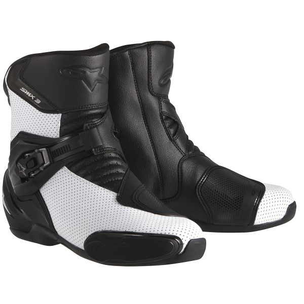 Botas Moto  Alpinestars S-MX 3 Black White Vented