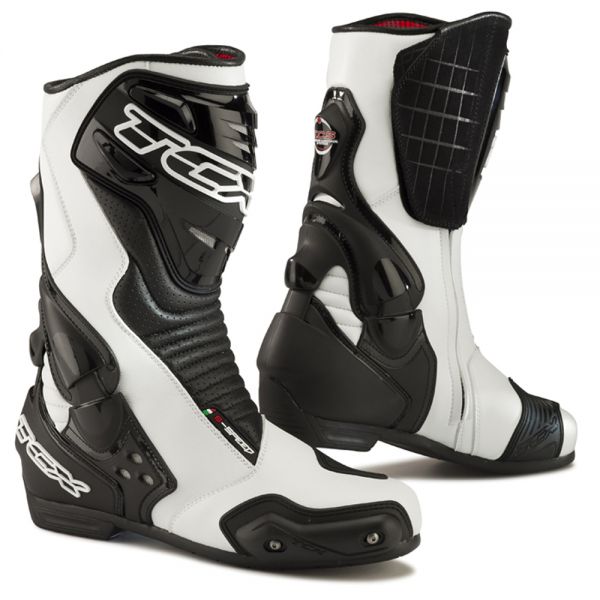 Botas Moto  TCX S-Speed White Black