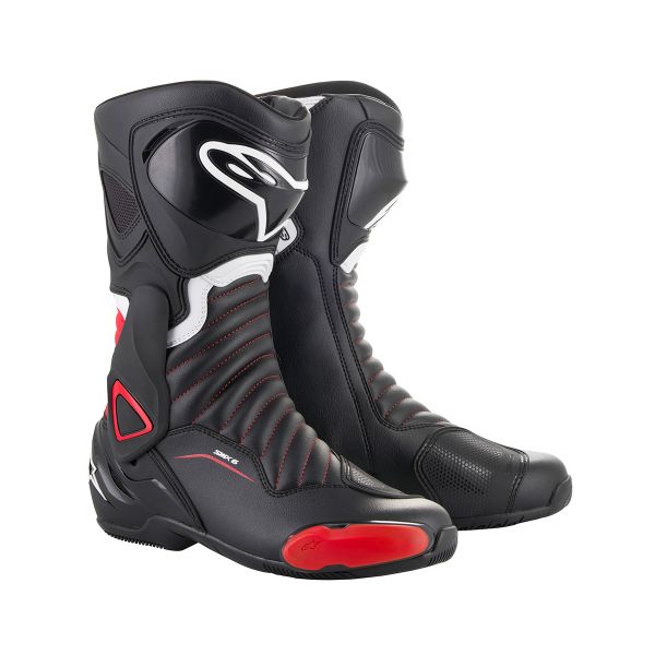 Botas Moto  Alpinestars SMX-6 V2 Negro Rojo