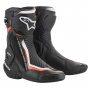 Botas Moto  Alpinestars SMX Plus V2 Negro Blanco Rojo Fluo