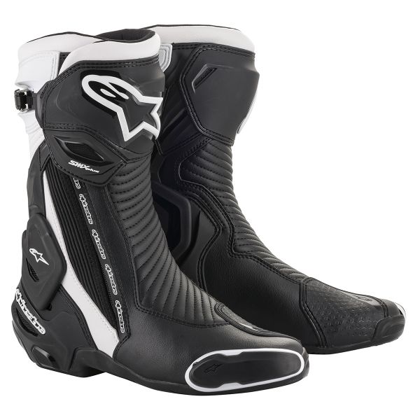Botas Moto  Alpinestars SMX Plus V2 Negro Blanco Botas Moto  Alpinestars SMX Plus V2 Negro Blanco