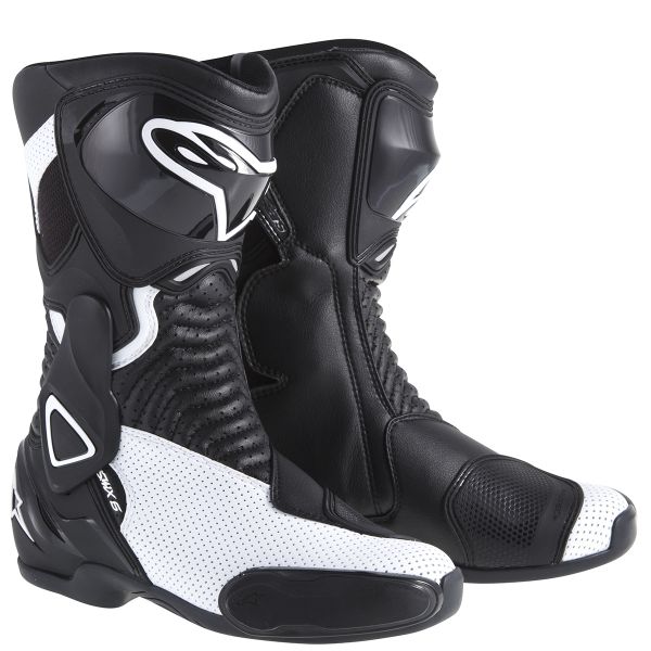 Botas Moto  Alpinestars Stella SMX-6 Black White Vented
