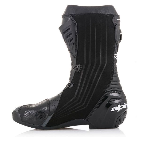 Alpinestars Supertech R Black Dark Grey Red Fluo