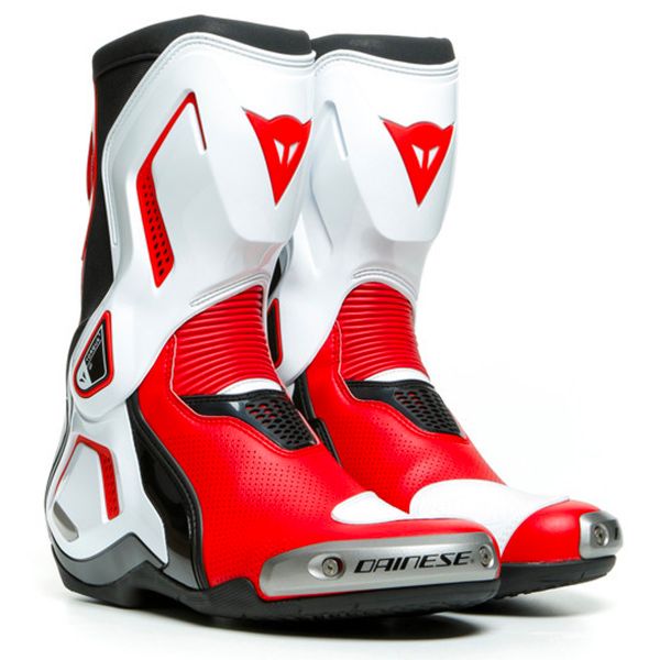 Botas Moto  Dainese Torque 3 Out Air Black White Lava Red