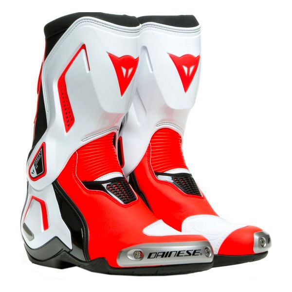 Botas Moto  Dainese Torque 3 Out Lady Black White Fluo Red