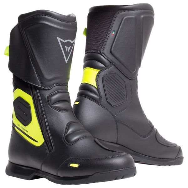 Botas Moto  Dainese X-Tourer D-WP Black Fluo Yellow