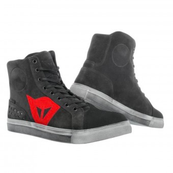 Calzado Moto Dainese Street Biker D-WP Carbon Dark Red