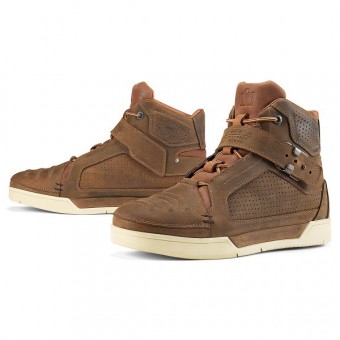 Calzado Moto ICON Truant Oiled Brown