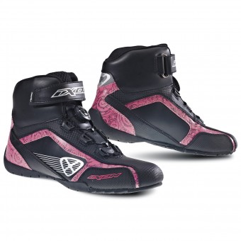 Deportivas Moto Ixon Assault Lady Negro Rosa