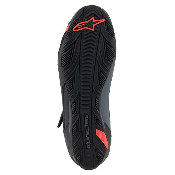 Alpinestars Faster 4 Negro Gris Rojo Fluo