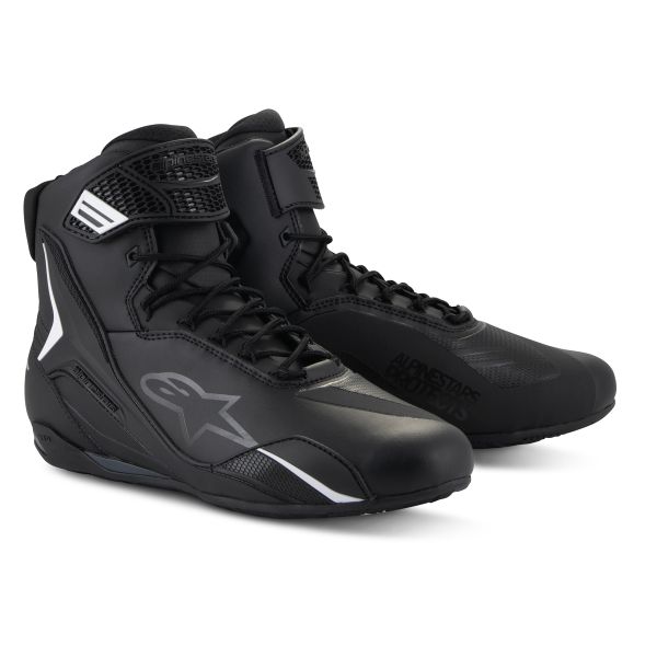Calzado Moto Alpinestars Faster 4 Negro Blanco Calzado Moto Alpinestars Faster 4 Negro Blanco