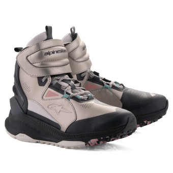 Calzado Moto Alpinestars Speedstreet Crudo Coral Negro Aqua