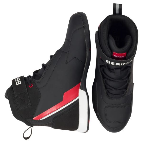 Calzado Moto Bering Jag Black White Red Calzado Moto Bering Jag Black White Red