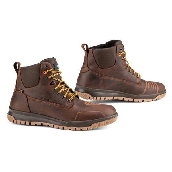 Calzado Moto Falco Patrol D3O Dark Brown