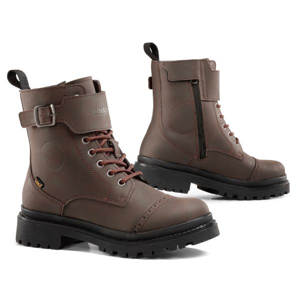 Calzado Moto Falco Royale Lady Brown Calzado Moto Falco Royale Lady Brown