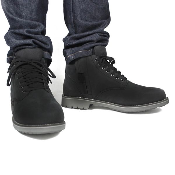 Calzado Moto HARISSON Custer Commando Black Calzado Moto HARISSON Custer Commando Black