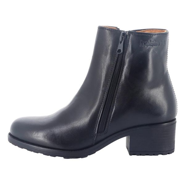 Calzado Moto Helstons Charline Cuero Negro