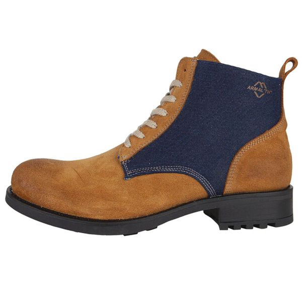 Calzado Moto Helstons Deville Leather Brown Pull Up