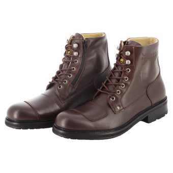 Calzado Moto Helstons Prairie Vibram Piel Marrn