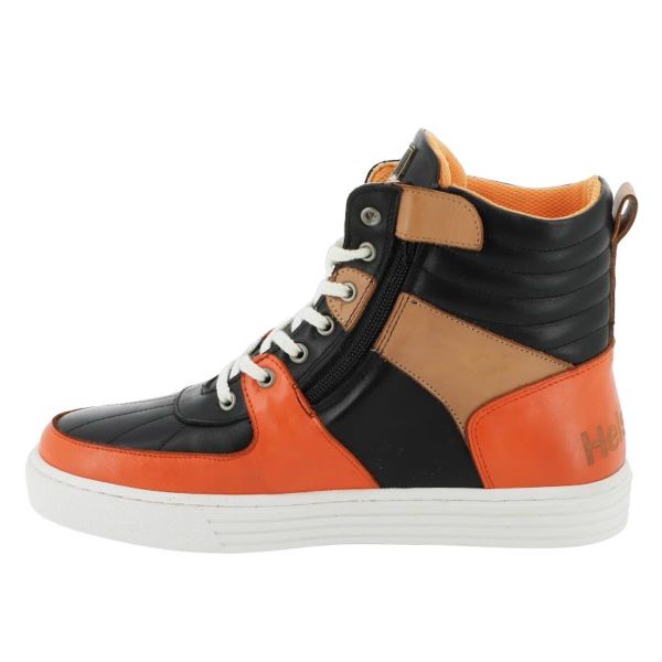 Helstons Run Negro Naranja Beige