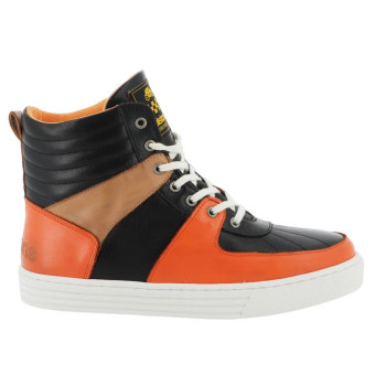 Helstons Run Negro Naranja Beige