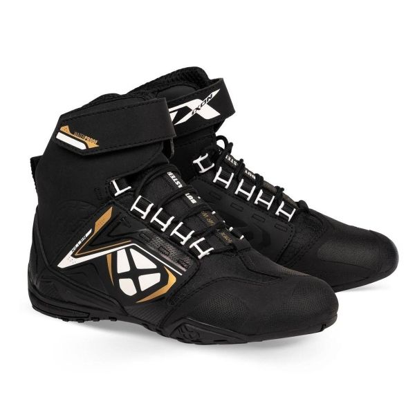 Calzado Moto Ixon Killer WP Lady Black White Gold