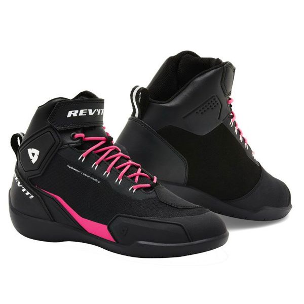 Calzado Moto REV'IT G Force H2O Ladies Negro Rosa