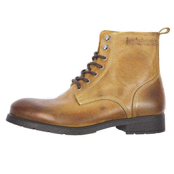 Calzado Moto Helstons City Leather Split Beige