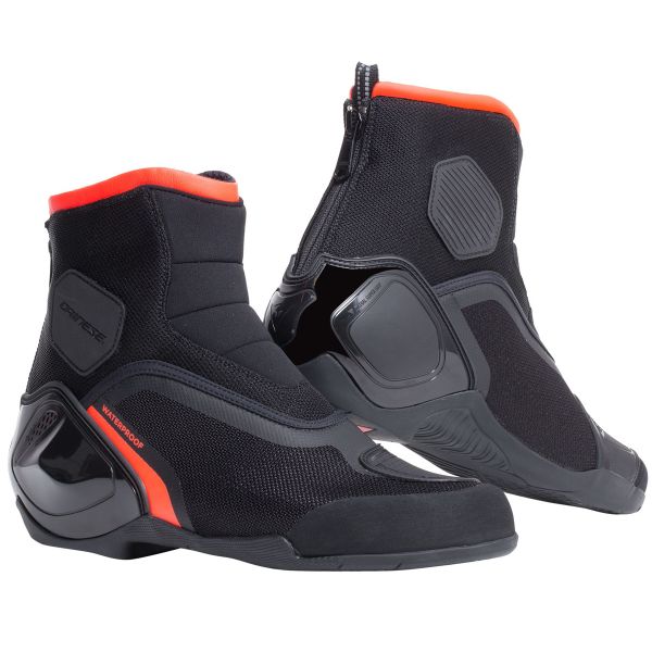 Calzado Moto Dainese Dinamica D-WP Black Fluo Red