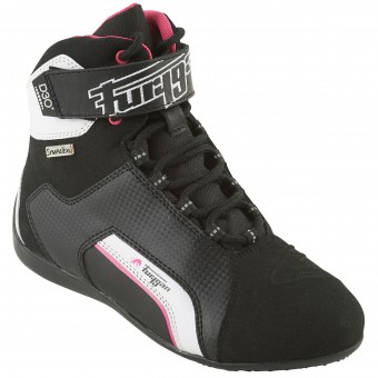 Calzado Moto Furygan Jet Lady D3O Sympatex Negro Rosa