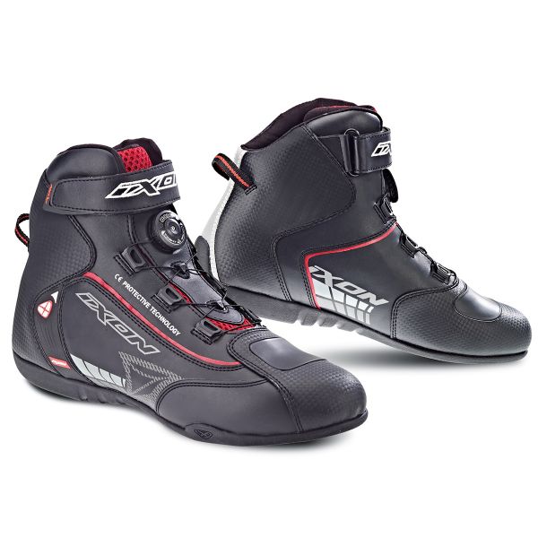 Botines Ixon Soldier Negro Rojo