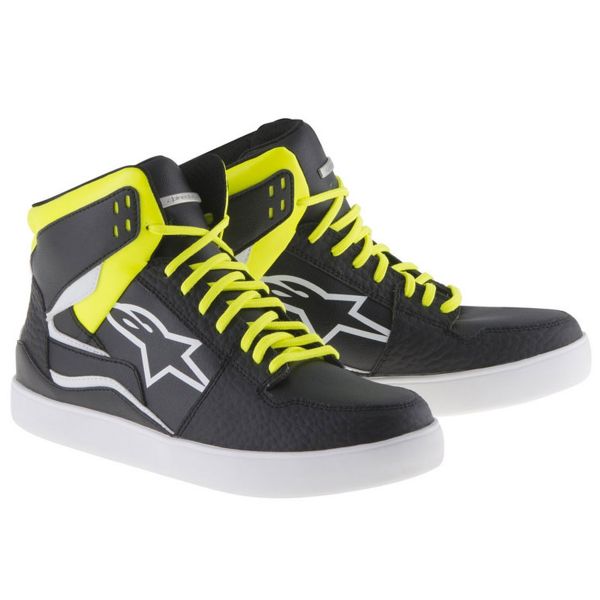 Deportivas Moto Alpinestars Stadium Black Yellow Fluo Red