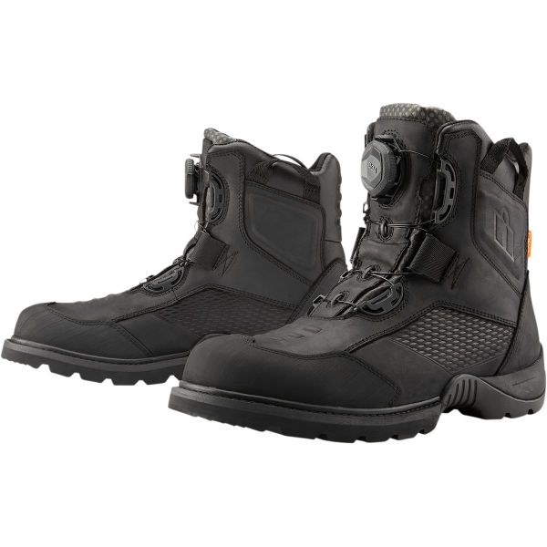 Calzado Moto ICON Stormhawk Waterproof Boot Black Calzado Moto ICON Stormhawk Waterproof Boot Black