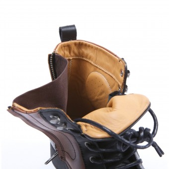 Helstons Travel Leather Black Tan