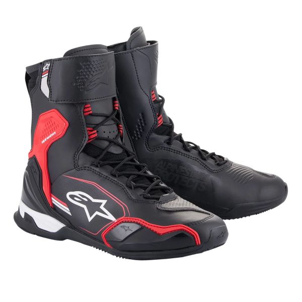 Botines Alpinestars Superfaster Black Bright Red White