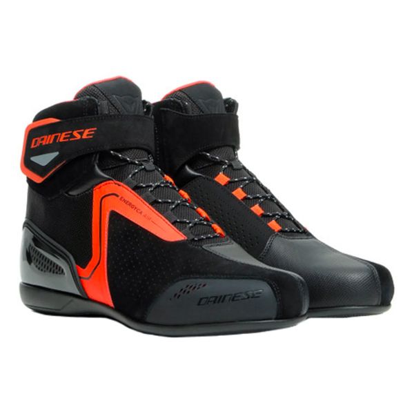 Botines Dainese Energyca Air Black Fluo Red