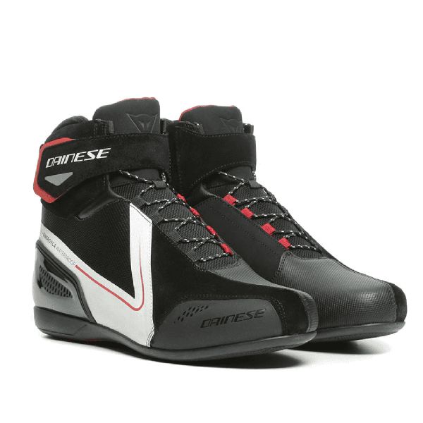Botines Dainese Energyca D-WP Black White Fluo Red