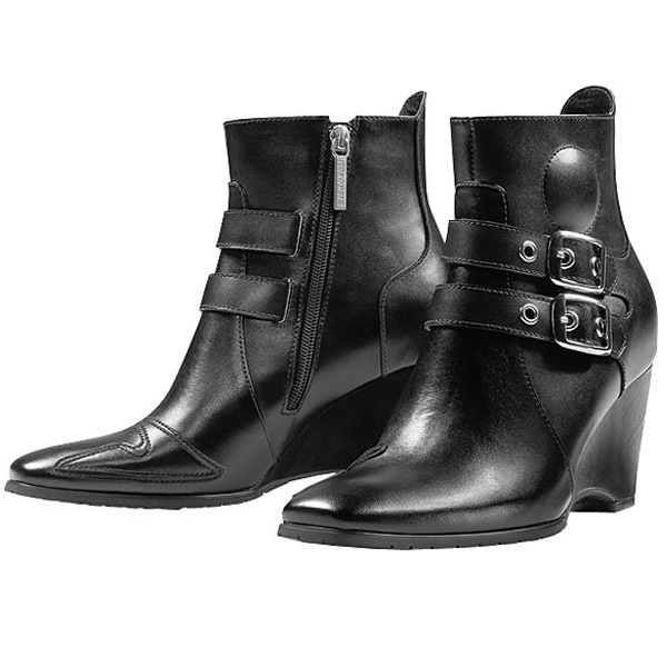 Calzado Moto ICON Hella Black Shoes