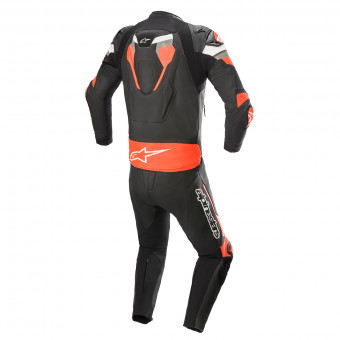 Alpinestars Atem V4 Suit 2 PC Black Mid Gray Red Fluo