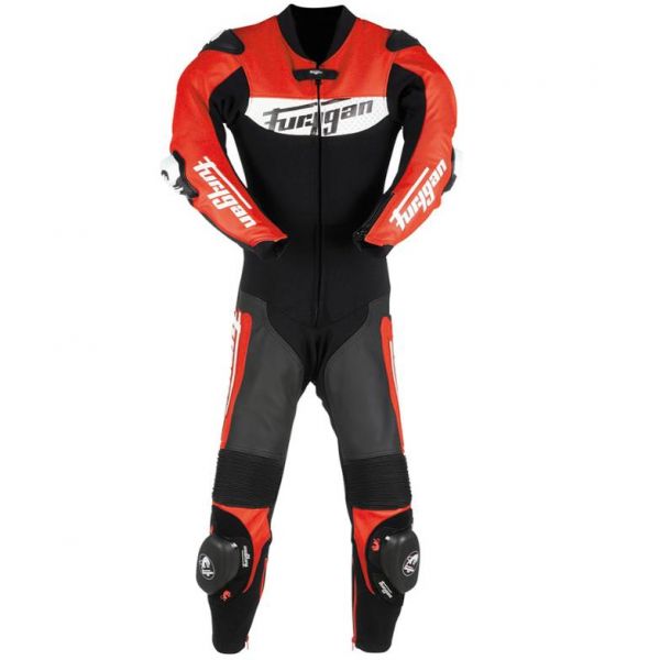 Mono Moto Cuero Furygan Combi Kid Evo Black Red White